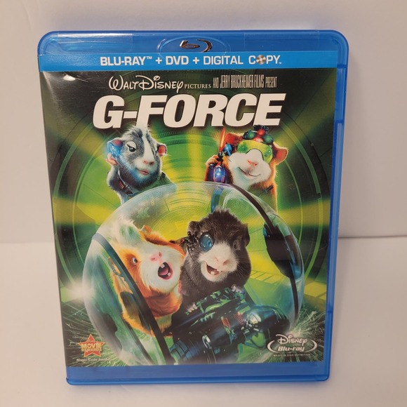 Walt Disney G-Force Blu-Ray/DVD/Digital Copy 3 - Disc Set Movie Pre-Owned - Picture 1 of 5